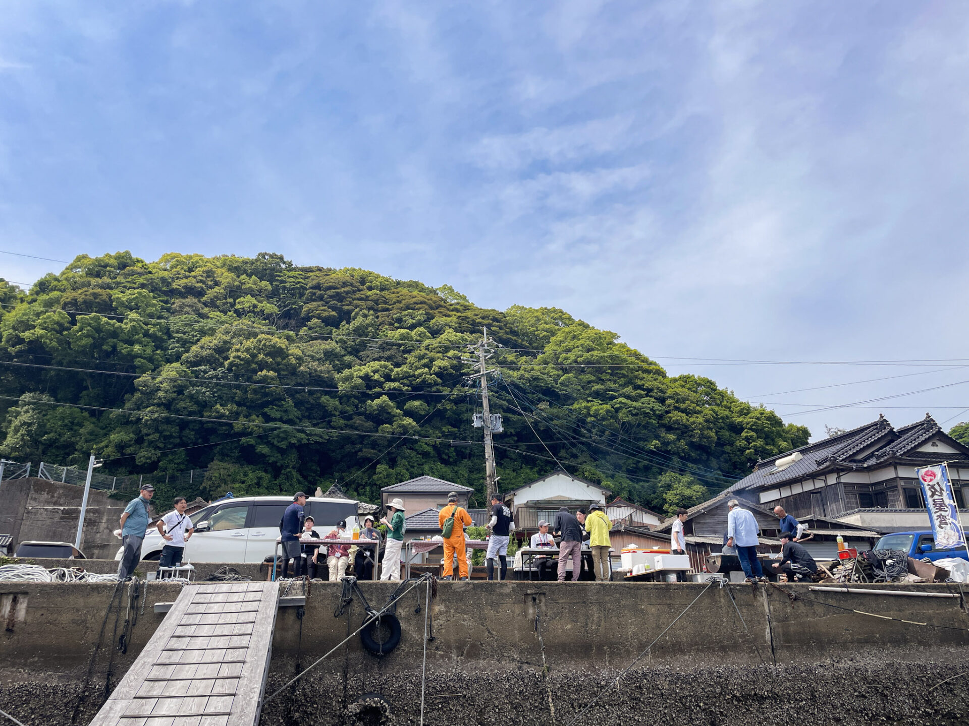 みんなで囲む浜焼き