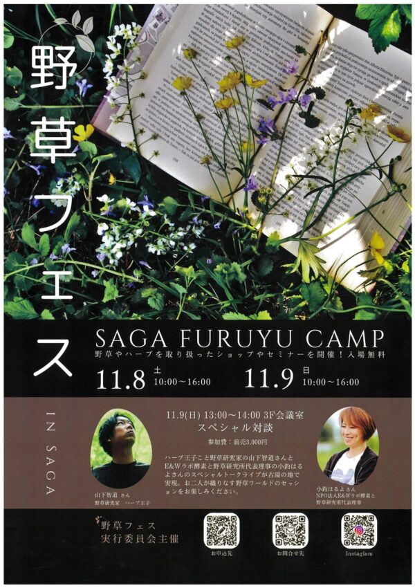 【11/8(土)-11/9(日)】\野草フェス/